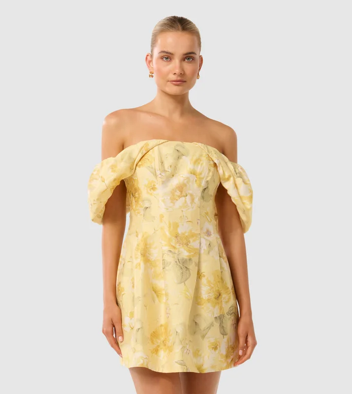 forever new  JACQUIE Off Shoulder Mini Dress for Women | Best Price UAE